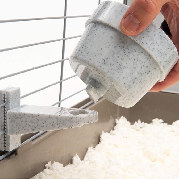 Granite look Quick Lock Crate Bowls for Small Animals and Birds - Picture 6 of 6